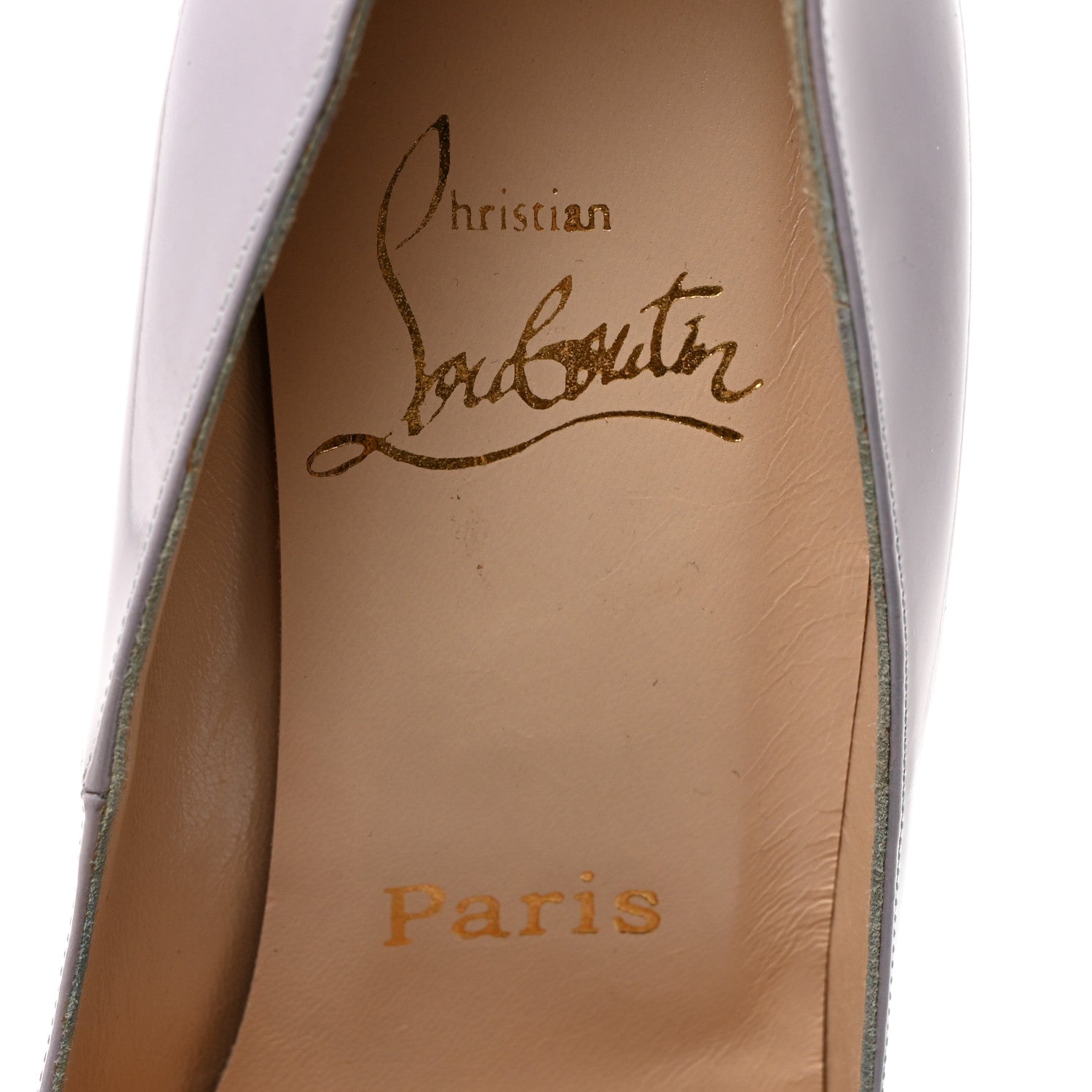 Christian Louboutin Patent Bow 85 Pumps 36 Lilac Smoke 6 of 7