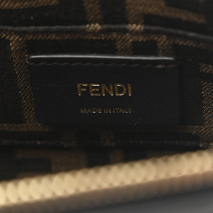 Fendi Vitello King Plexiglass Logo Embossed Mini By The Way Top Handle Boston Bag Black 6 of 10