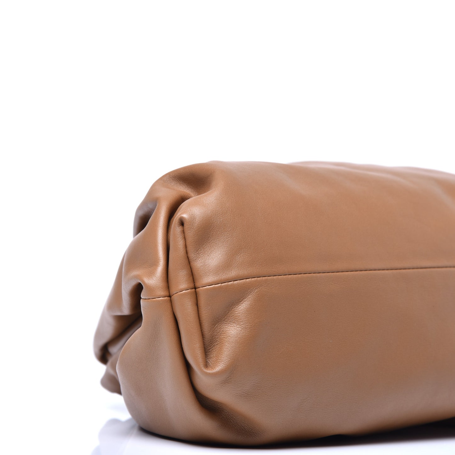 Smooth Butter Calf The Pouch Oversized Clutch Cammello