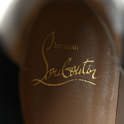 Christian Louboutin Calfskin Abrasivato Montezumo Lug Chelsea Boots 37.5 White Black 10 of 12