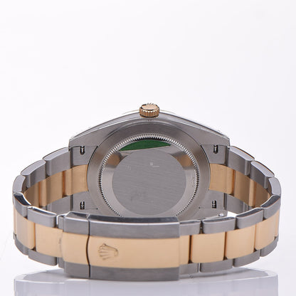 Rolex Stainless Steel 18K Yellow Gold 41mm Oyster Perpetual Datejust Watch Champagne 126333 5 of 10