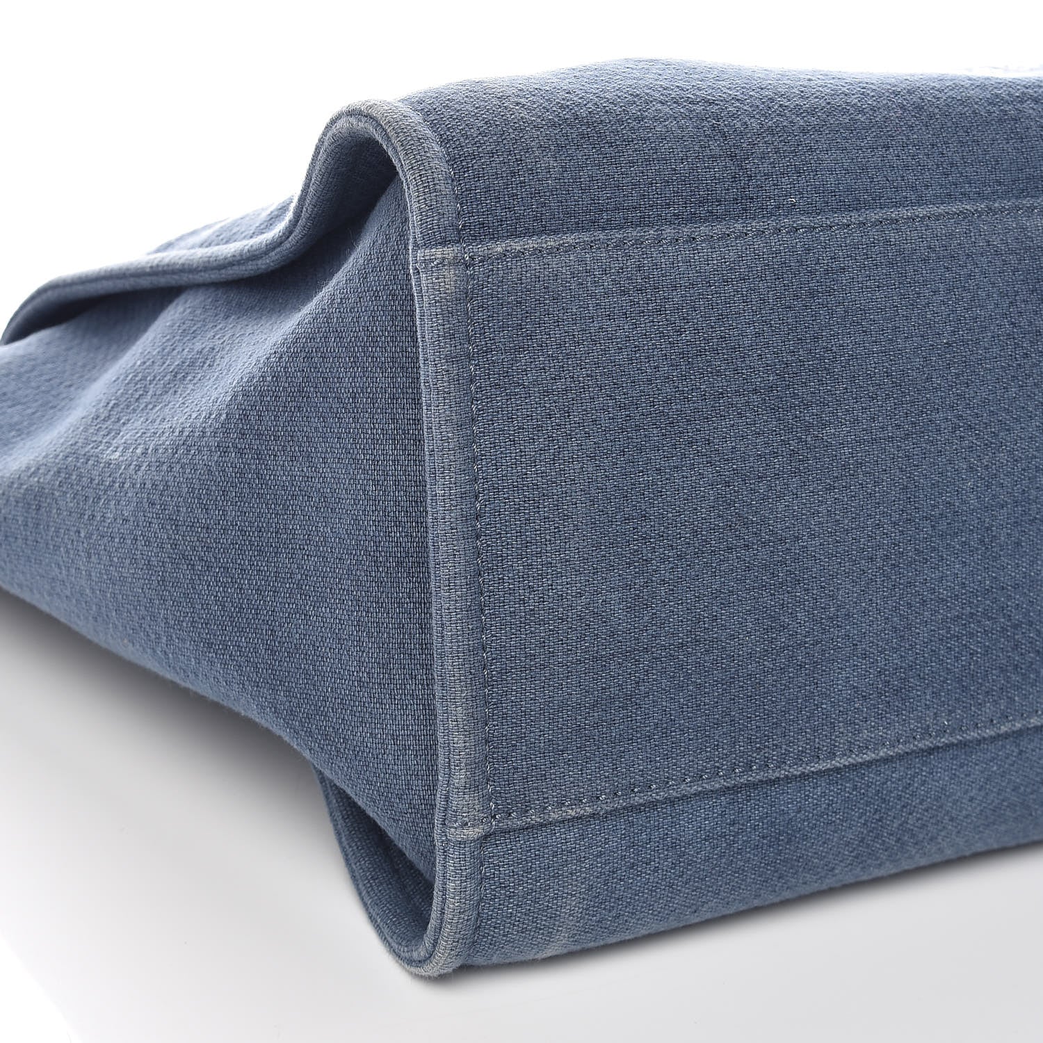 Chanel Canvas Large Deauville Tote Blue 9 of 10