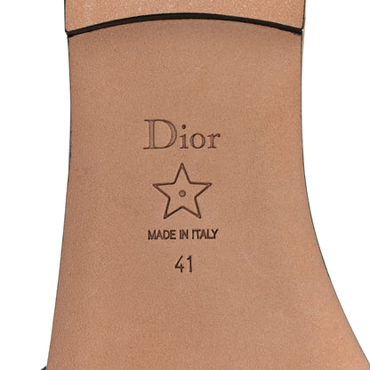 Christian Dior Canvas Mizza Embroidered Dway Mules Slide Sandals 41 Beige Multicolor 6 of 8