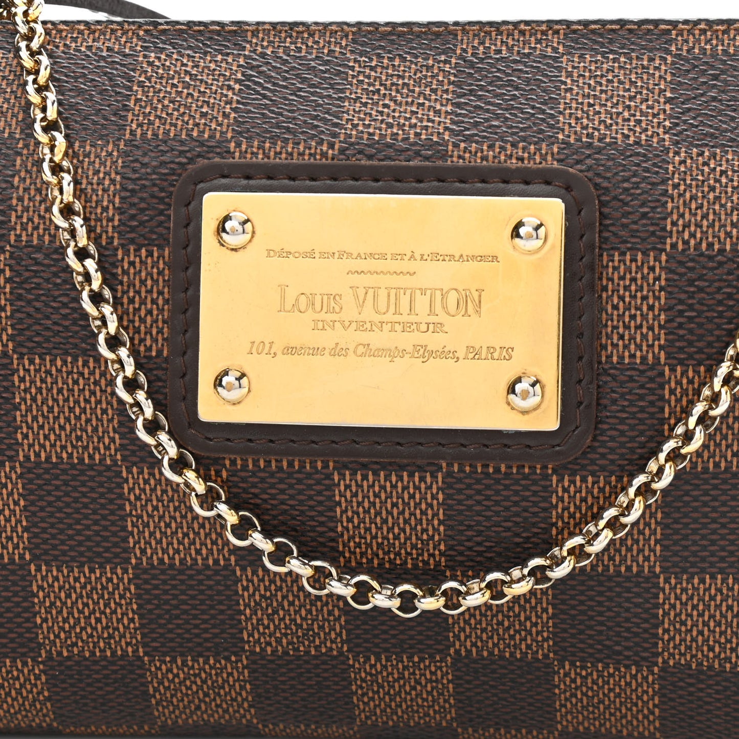 Damier Ebene Eva Clutch