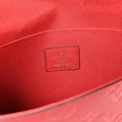Louis Vuitton Empreinte Pochette Felicie Chain Wallet Scarlet 7 of 11