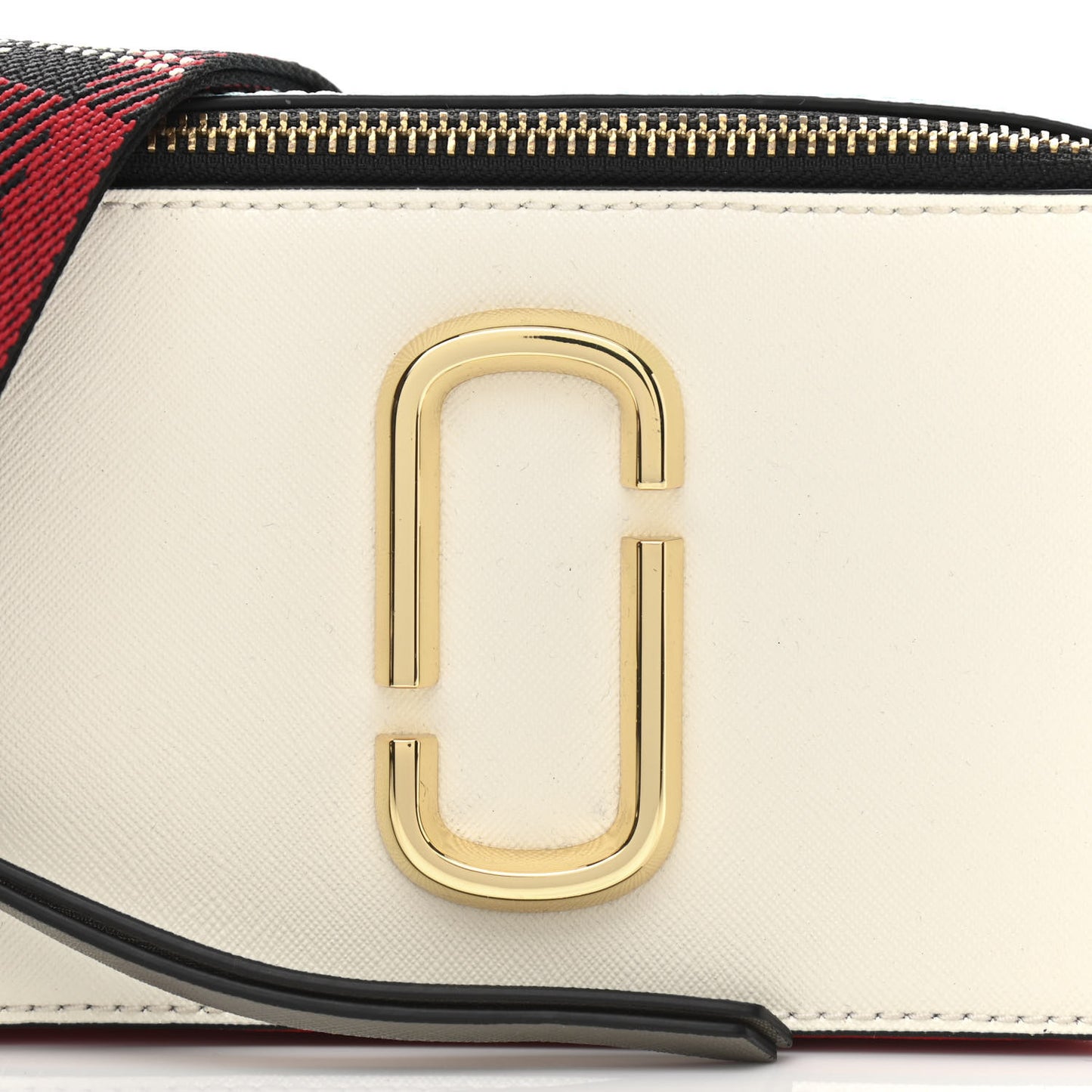 Saffiano Small Snapshot Camera Bag Porcelain Multi