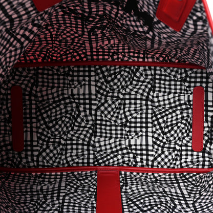 MCM Visetos Large Liz Reversible Shopper Tote Ruby Red 6 of 17
