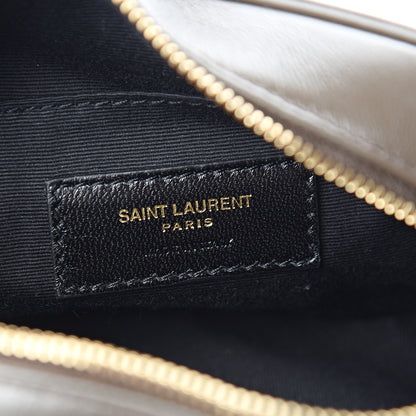 Saint Laurent Calfskin Matelasse Monogram Lou Belt Bag Faggio 5 of 9