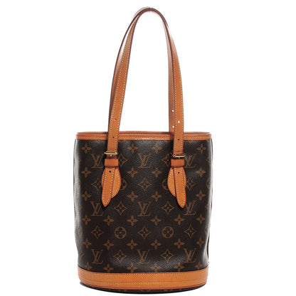 Louis Vuitton Monogram Petit Bucket 23 1 of 8