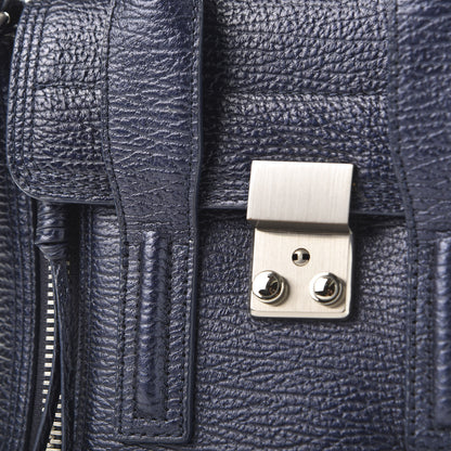 3.1 Phillip Lim 3.1 Textured Calfskin Mini Pashli Satchel Ink 8 of 8