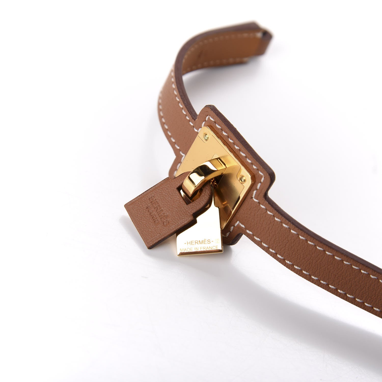 Hermes Swift O'Kelly Double Tour Bracelet T2 Gold 7 of 8