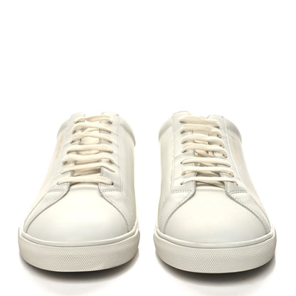 Saint Laurent Calfskin Andy Low Top Sneakers Blanc Optique 2 of 8