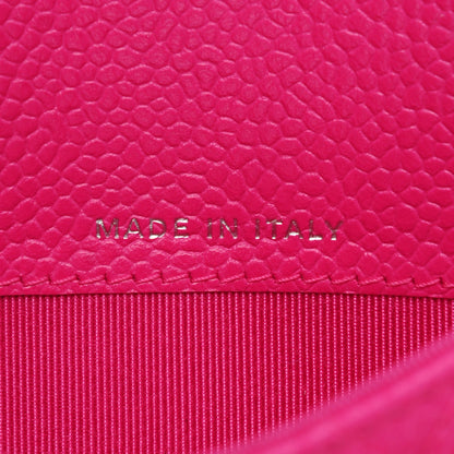 Chanel Caviar Quilted Small Flap Wallet Pink 6 of 7