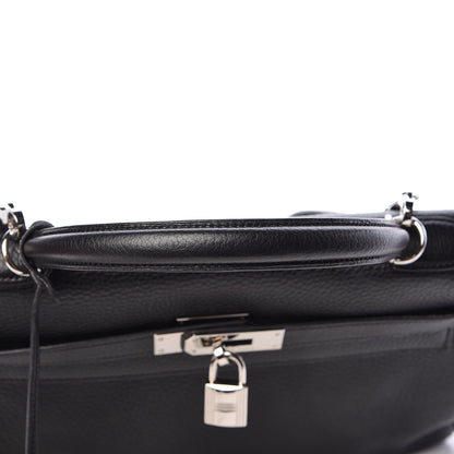 Hermes Taurillon Clemence Kelly Retourne 32 Black 15 of 37