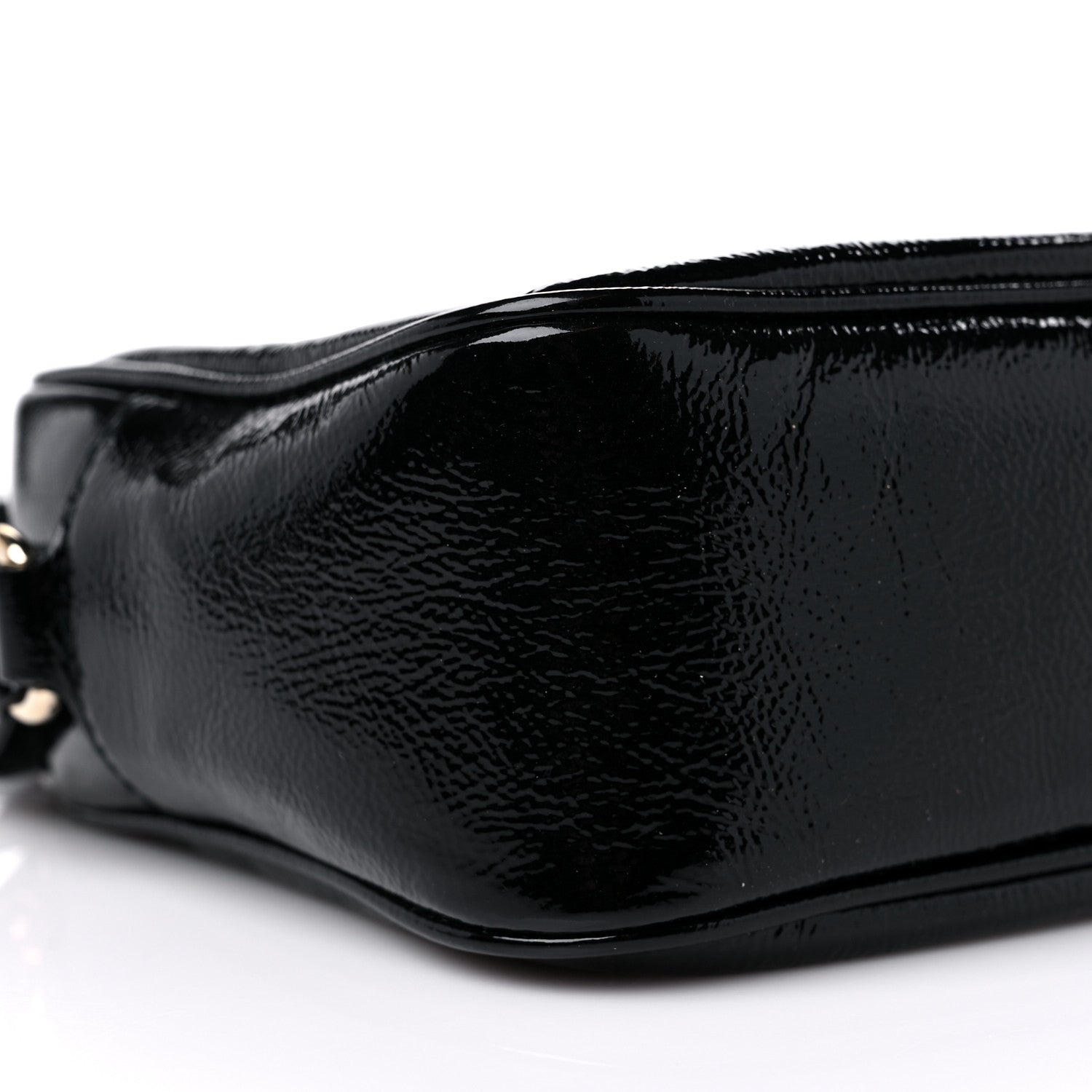 Gucci Soft Patent Small Soho Disco Bag Black 9 of 12