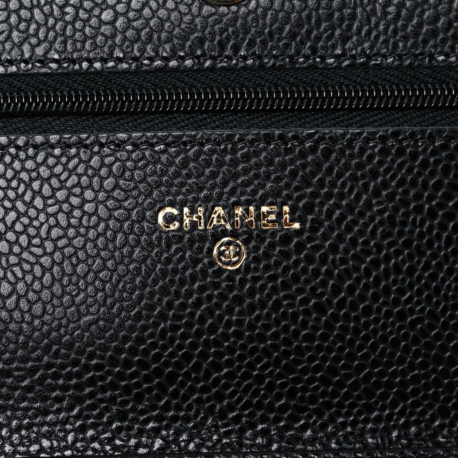 Chanel Caviar Quilted Wallet On Chain WOC Black 6 of 11