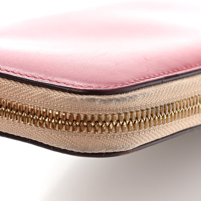 Chloe Smooth Calfskin Baylee Long Zip Around Wallet Red Beige 19 of 23