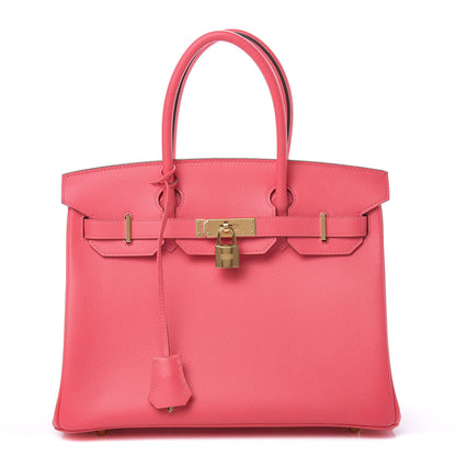 Hermes Epsom Birkin 30 Rose Azalee 1 of 12