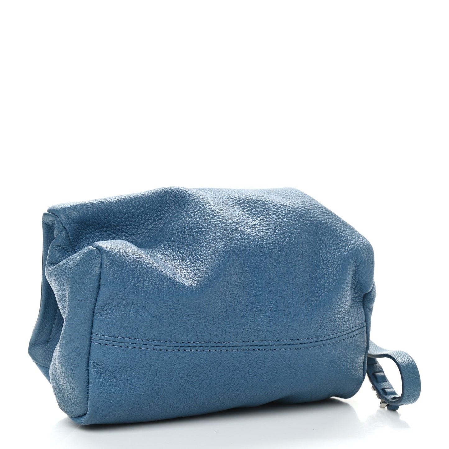 Sugar Goatskin Pandora Wristlet Medium Blue