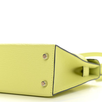 Hermes Chevre Mysore Mini Kelly Sellier 20 Jaune Bourgeon 9 of 9