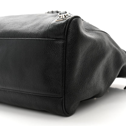 Balenciaga Chevre Silver Metallic Edge Hardware Velo Black 10 of 10