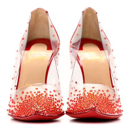 Christian Louboutin PVC Patent Degrastrass 100 Pumps 36.5 Red 2 of 12