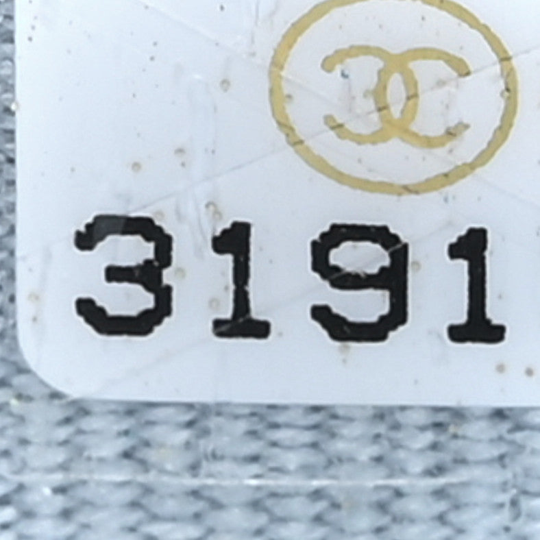 Chanel Caviar Quilted Flap Card Holder Wallet Light Blue 8 of 9