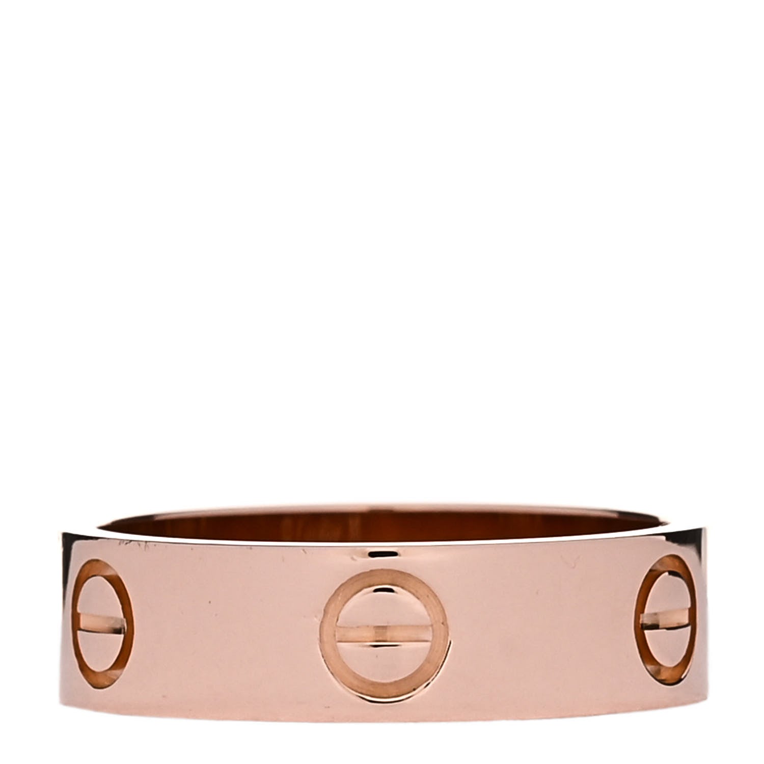 Cartier 18K Pink Gold 5.5mm LOVE Ring 56 7.75 3 of 5
