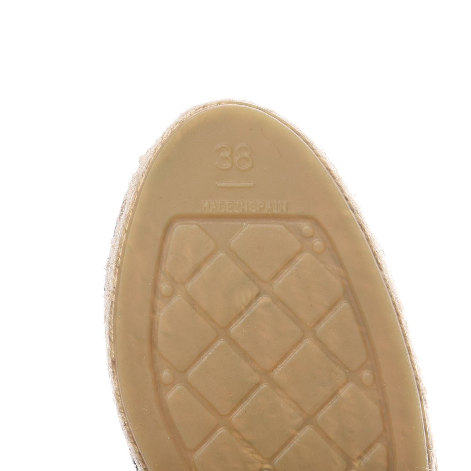 Chanel Lambskin CC Espadrilles 38 Black 8 of 10