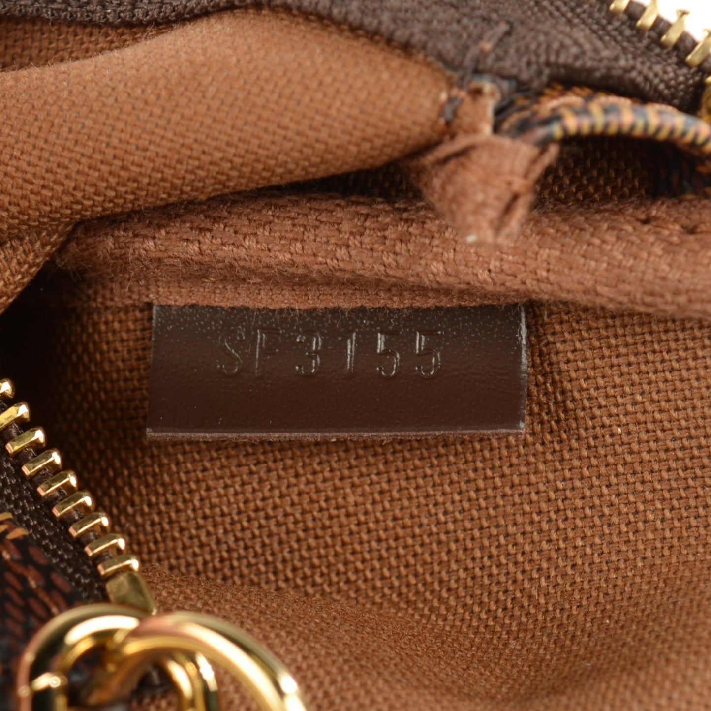 Damier Ebene 2015 Christmas Animation Mini Pochette Accessories