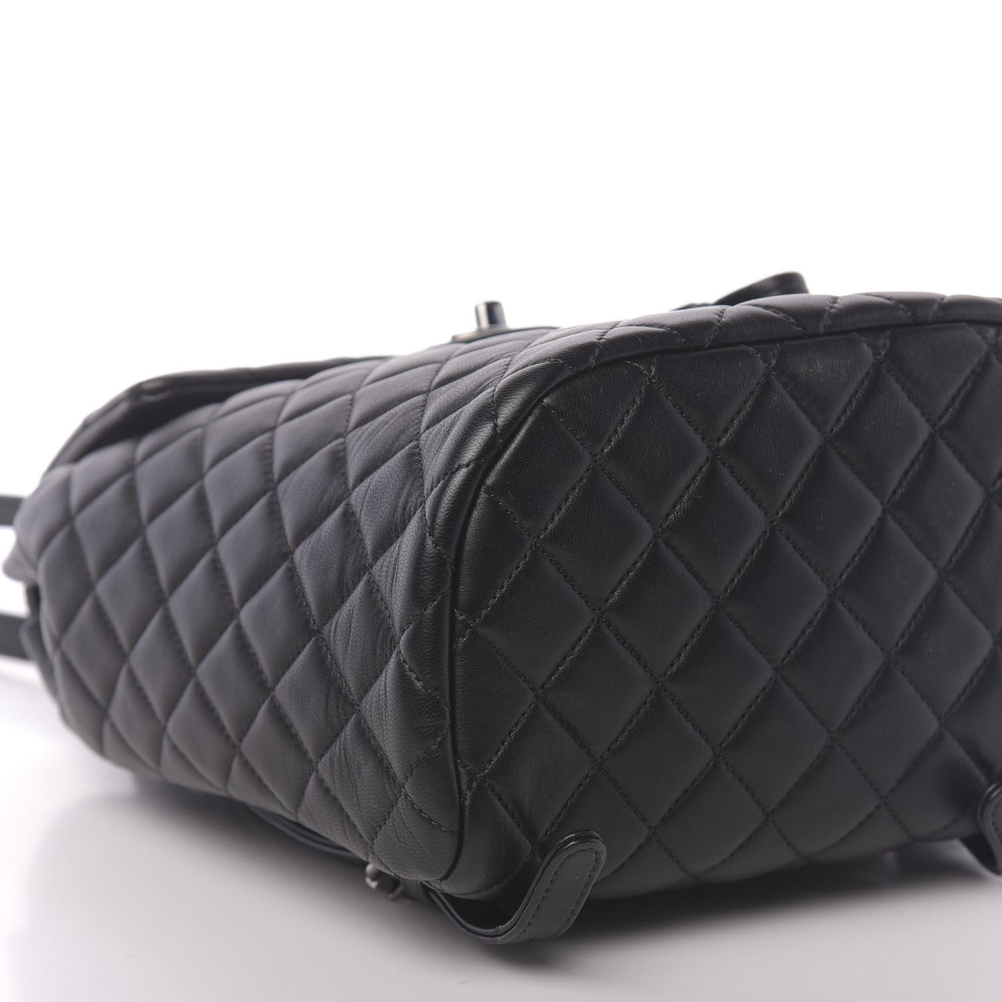 Lambskin Quilted Small Urban Spirit Backpack Black