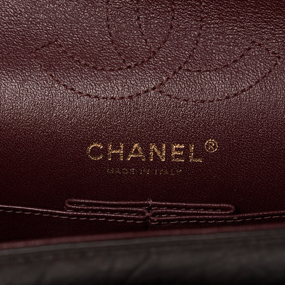 Chanel Aged Calfskin Chevron Quilted 2.55 Reissue 224 Flap Black 5 of 10