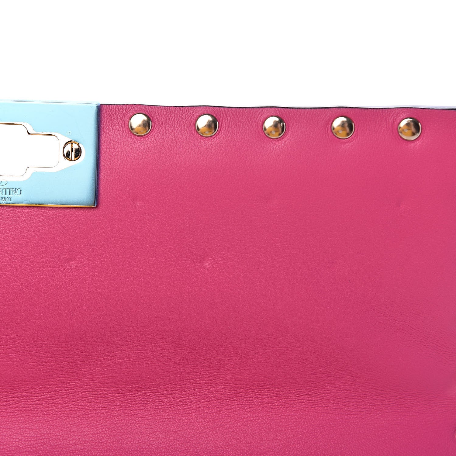 Valentino Garavani Nappa Medium Rockstud Spike Shoulder Bag Pink Orchid 11 of 12