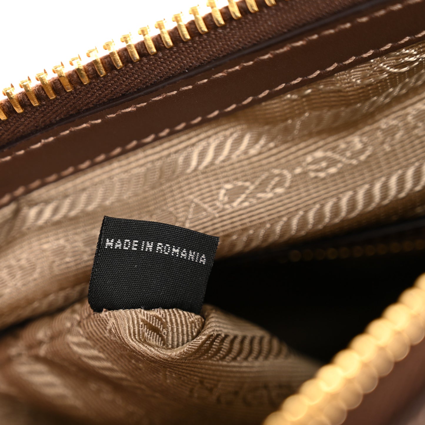 Jacquard Logo Tote Corda Bruciato