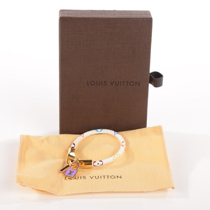 Louis Vuitton Monogram Multicolor Luck It Bracelet 17 White 3 of 5