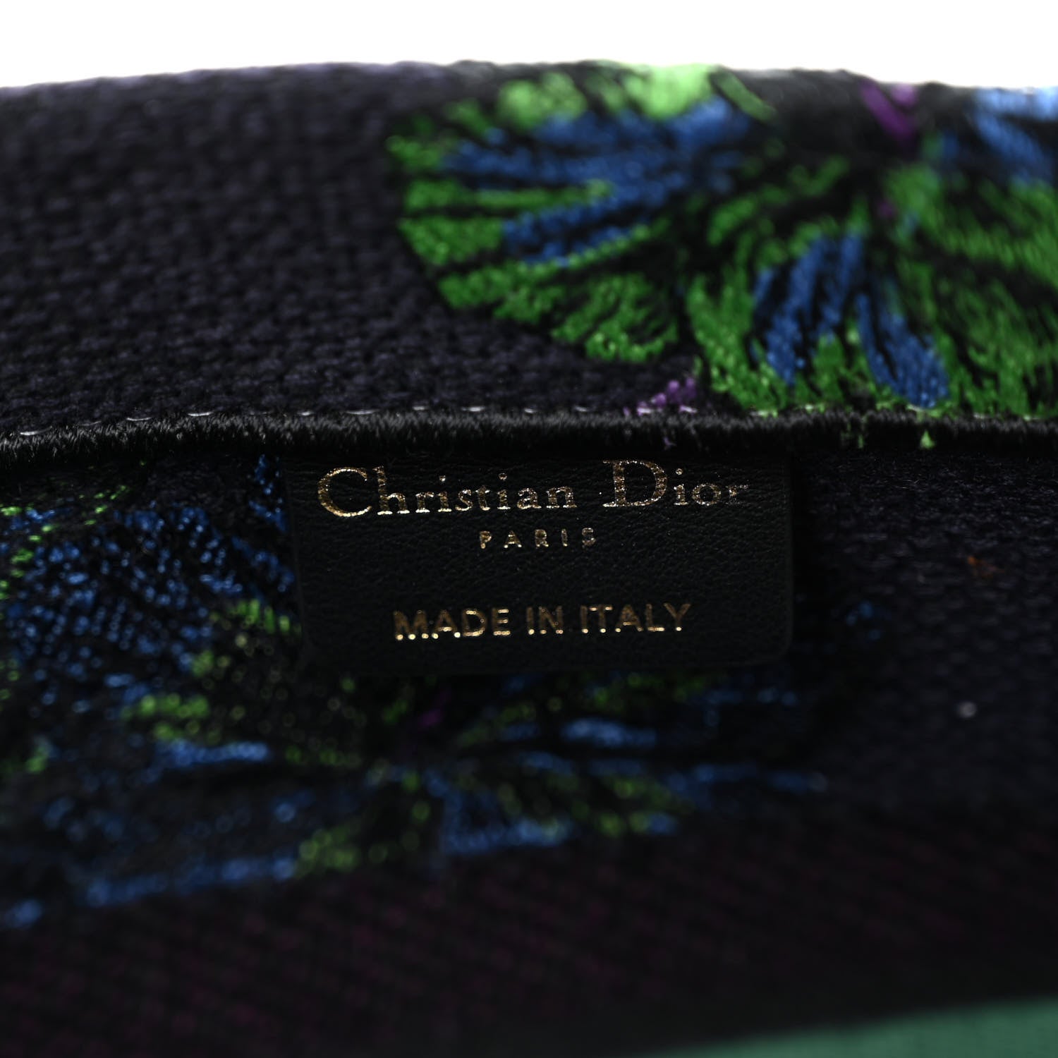 Christian Dior Canvas Embroidered Medium Toile de Jouy Voyage Book Tote Blue Multicolor 6 of 12
