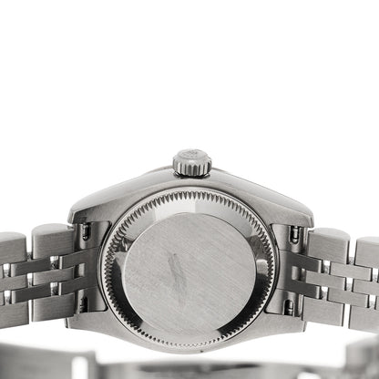 Rolex Stainless Steel 18K White Gold 26mm Oyster Perpetual Datejust Watch Silver 179174 4 of 4