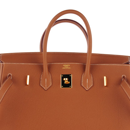Hermes Togo Birkin 35 Gold 6 of 16