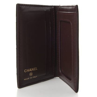 Chanel Lambskin Quilted Card Holder Wallet Black 5 of 8