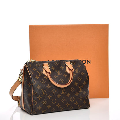 Louis Vuitton Monogram Speedy Bandouliere 25 10 of 10