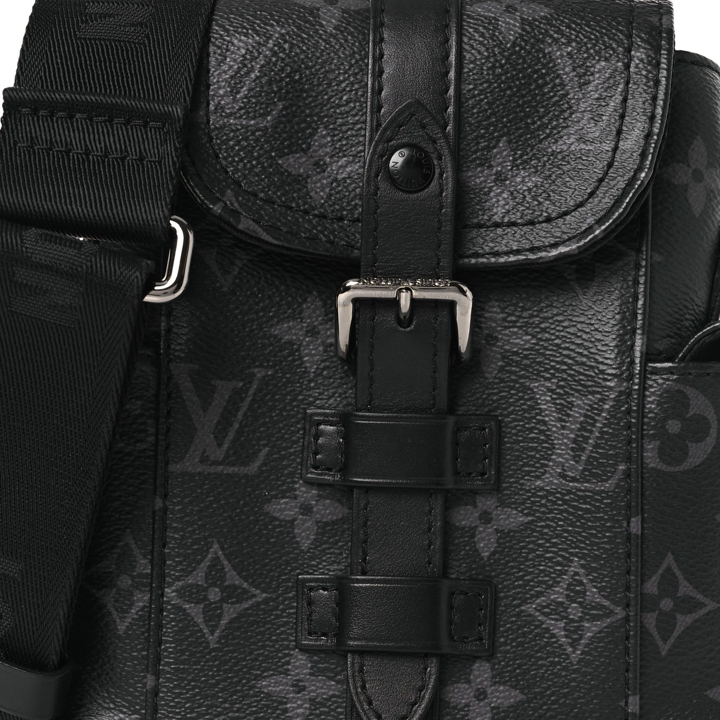 Monogram Eclipse Nano Christopher Backpack Black