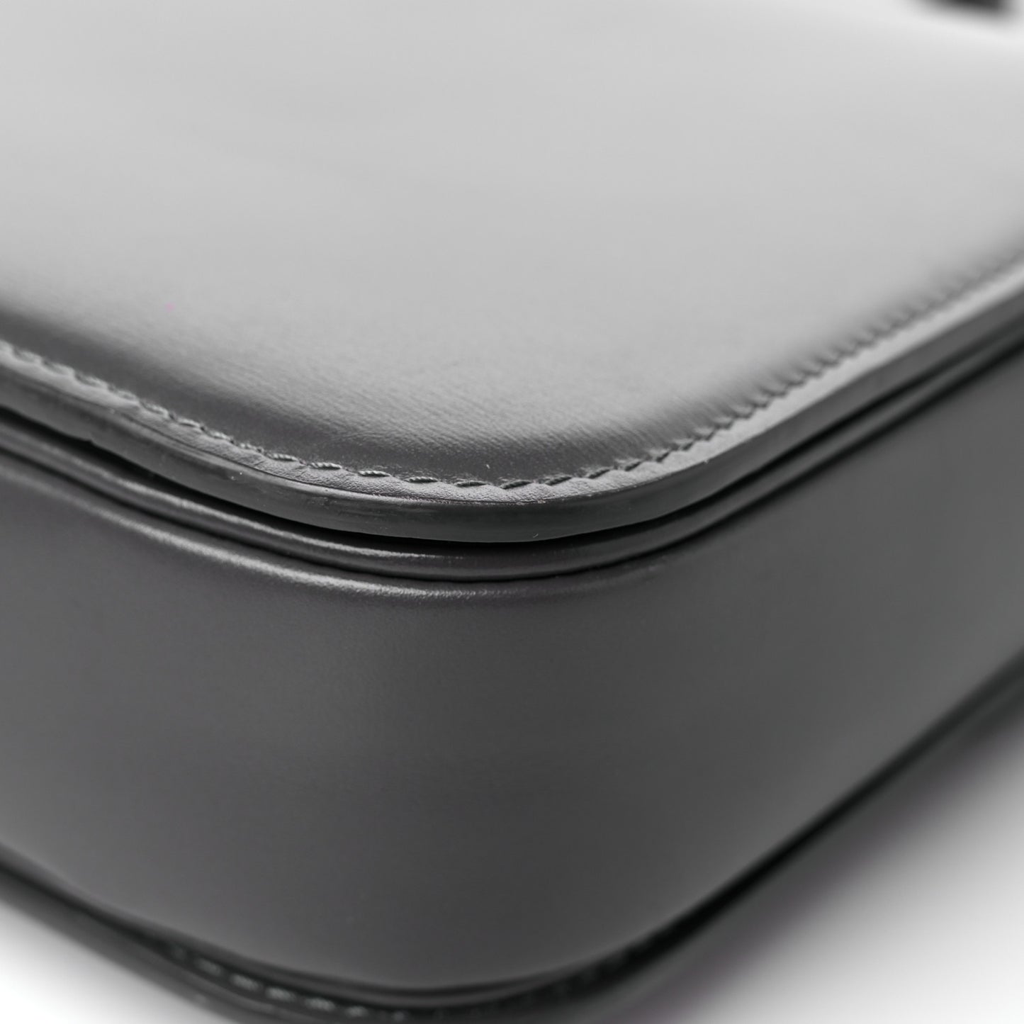 Shiny Calfskin Medium Triomphe Grey