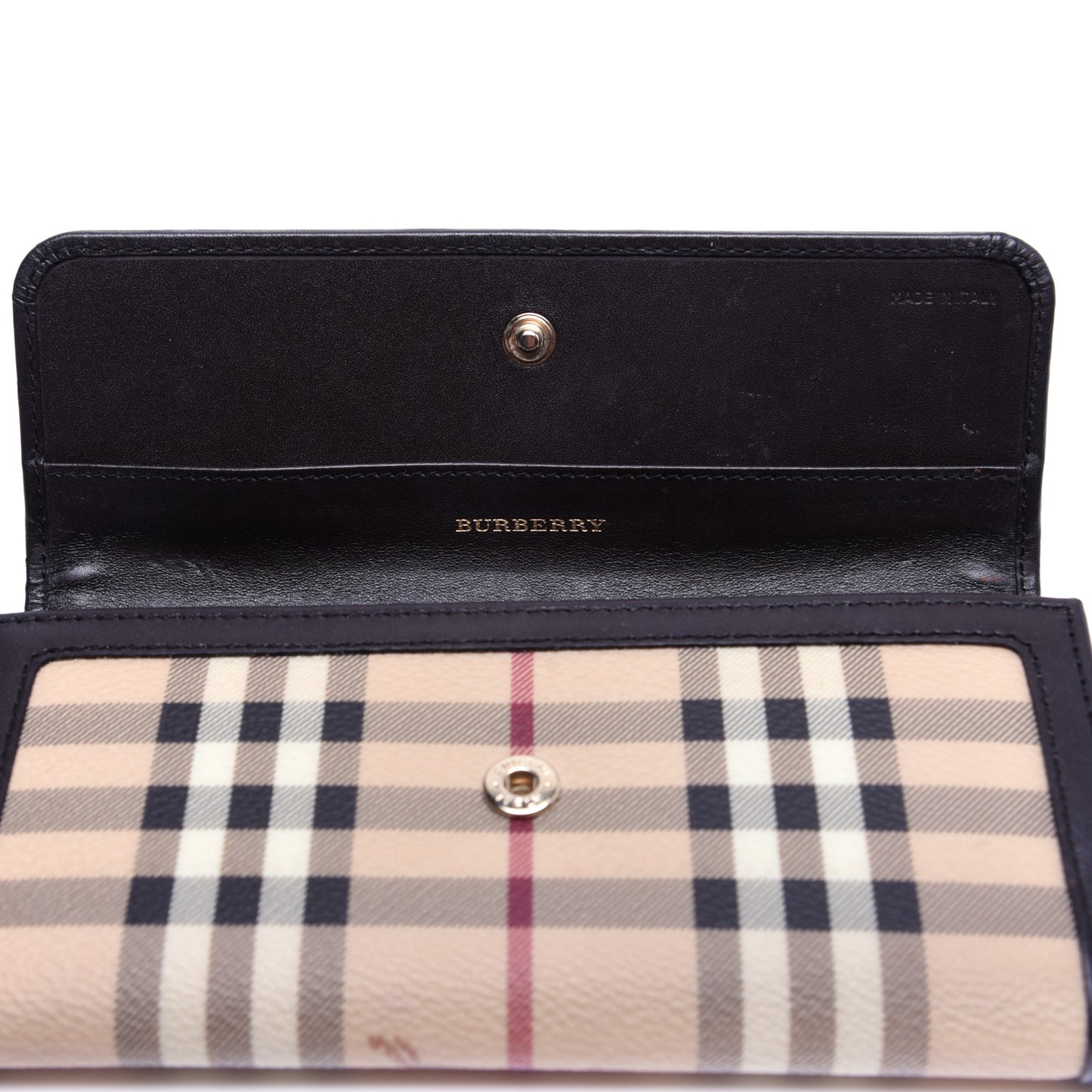 Haymarket Check Continental Wallet Brown