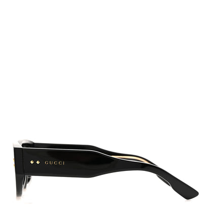 Gucci Acetate Rectangle Frame Sunglasses GG1215S Black 4 of 10