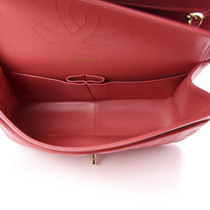 Chanel Caviar Quilted Jumbo Double Flap Dark Pink 5 of 12