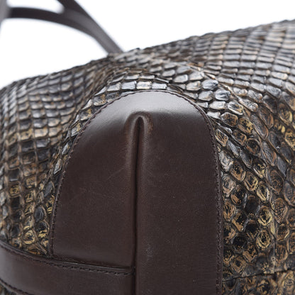 Gucci Python Medium Craft Tote Brown 8 of 11