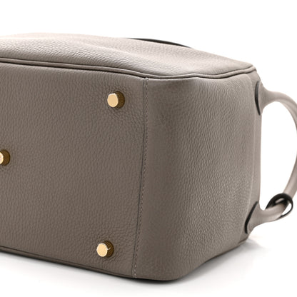 Hermes Taurillon Clemence Lindy 30 Etain 10 of 11