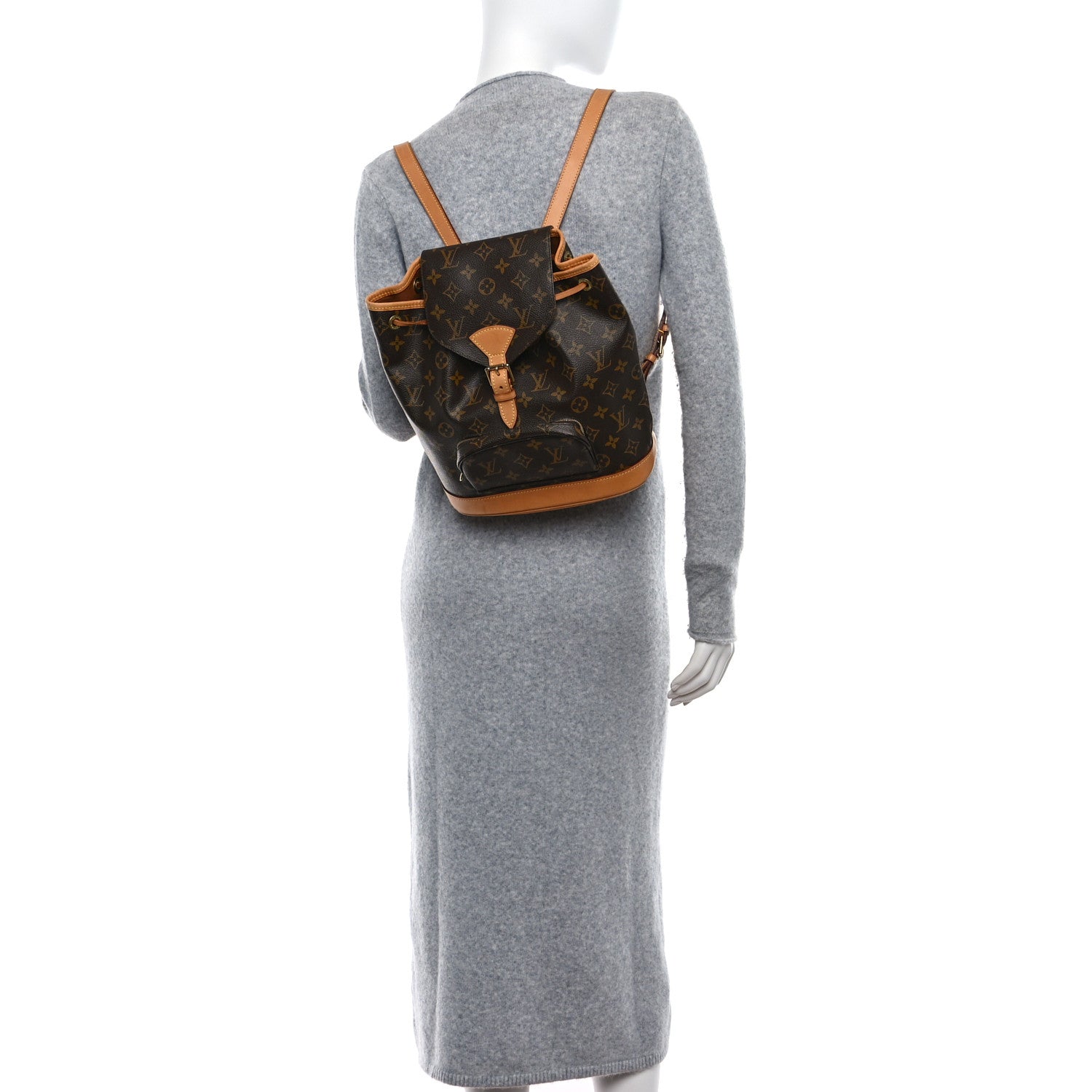Louis Vuitton Monogram Montsouris MM Backpack 2 of 10