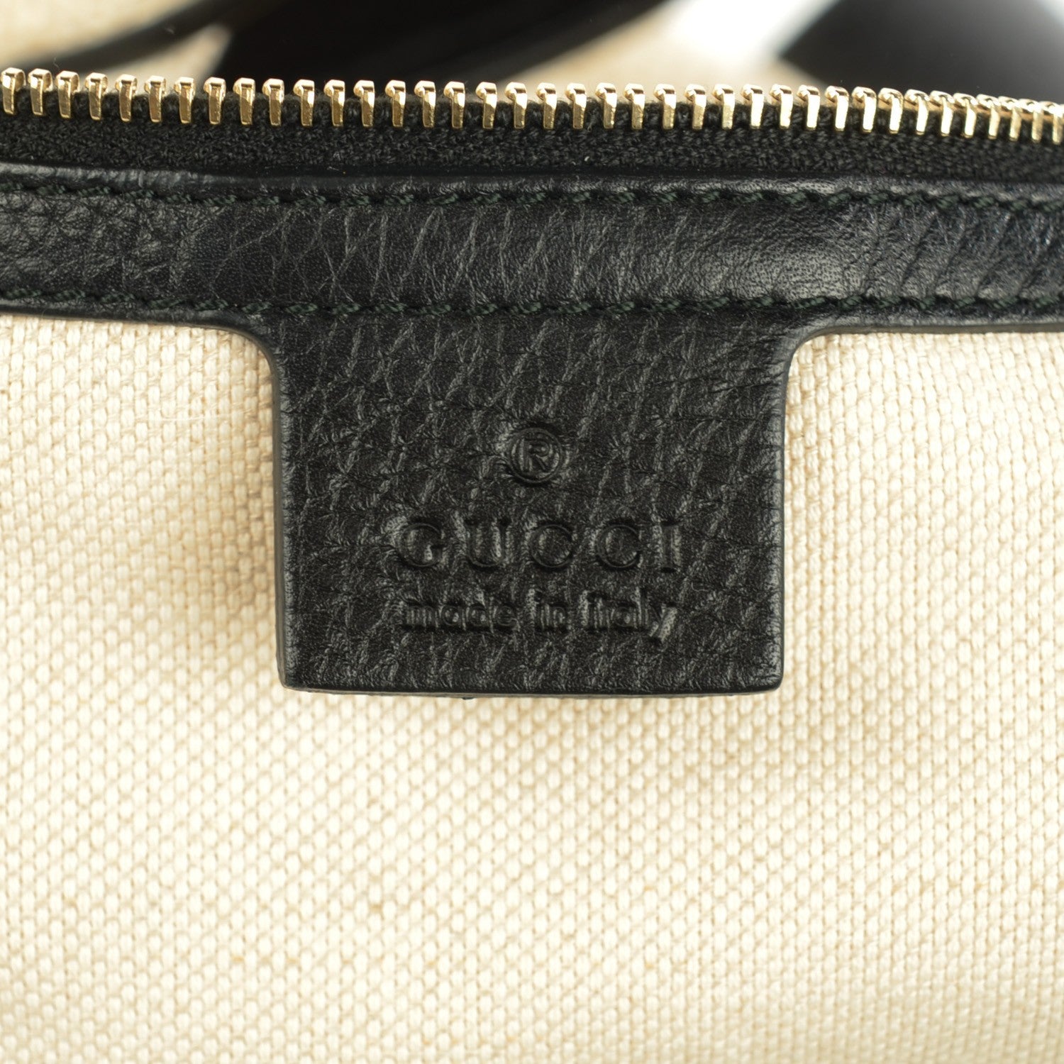 Gucci Straw Large Soft Stirrup Shoulder Bag White 6 of 7