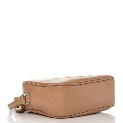 Gucci Pebbled Calfskin Small Soho Disco Bag Camelia 4 of 9